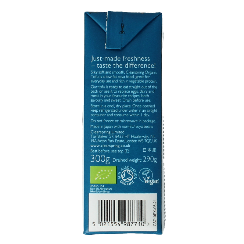 Clearspring Tofu silk bio 300 Gram
