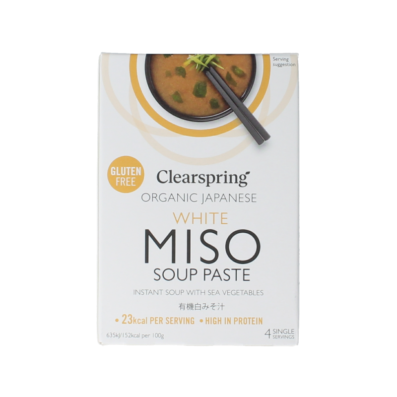 Clearspring Souppaste white miso bio 60 Gram