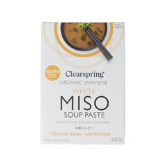 Clearspring Souppaste white miso bio 60 Gram