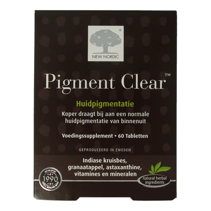 New Nordic Skin care pigment clear 60 Tabletten