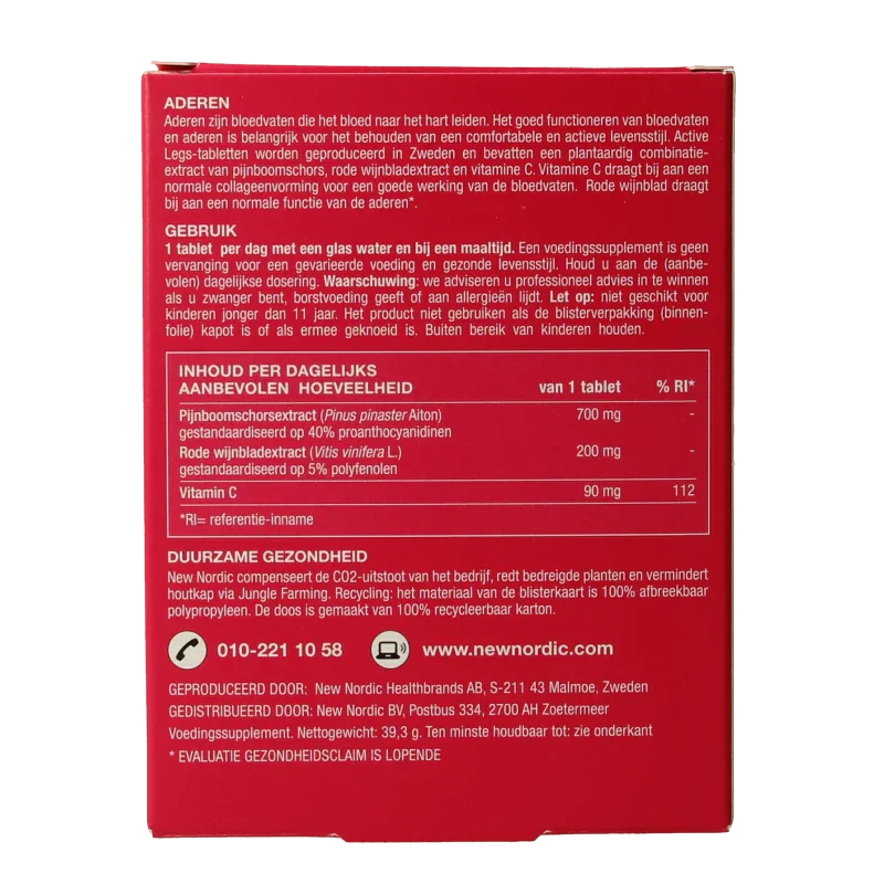 New Nordic Active legs 30 Tabletten