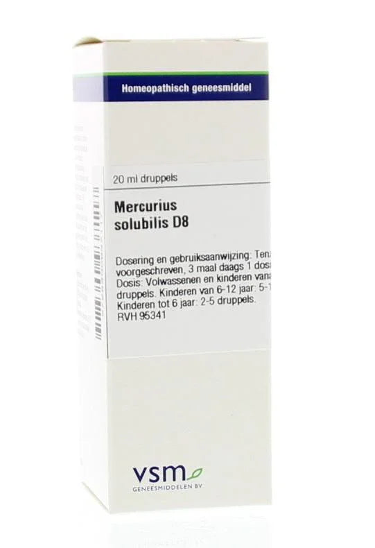 VSM Mercurius Solubilis D8 20 Milliliter