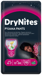Huggies Drynites girl 4-7 jaar 10.00 Stuks