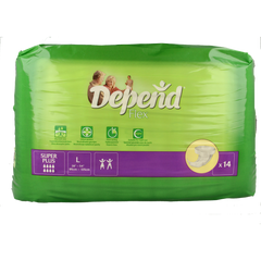 Depend Flex super+ maat L 14.00 Stuks