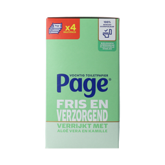 Page Vochtig toiletpapier aloe vera 152.00 Stuks