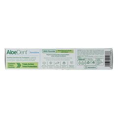 Aloe Dent Tandpasta aloe vera sensitive with fluor 100.00 Milliliter