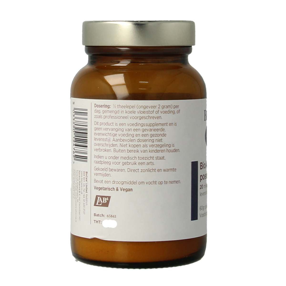 BioCare Bioacidophilus poeder 60.00 Gram