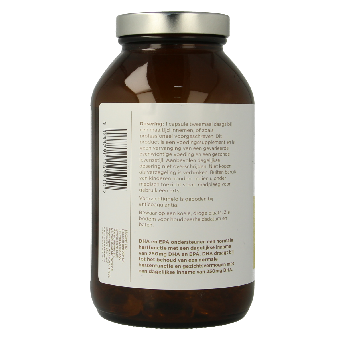 BioCare Mega EPA forte omega 3 120.00 Softgels