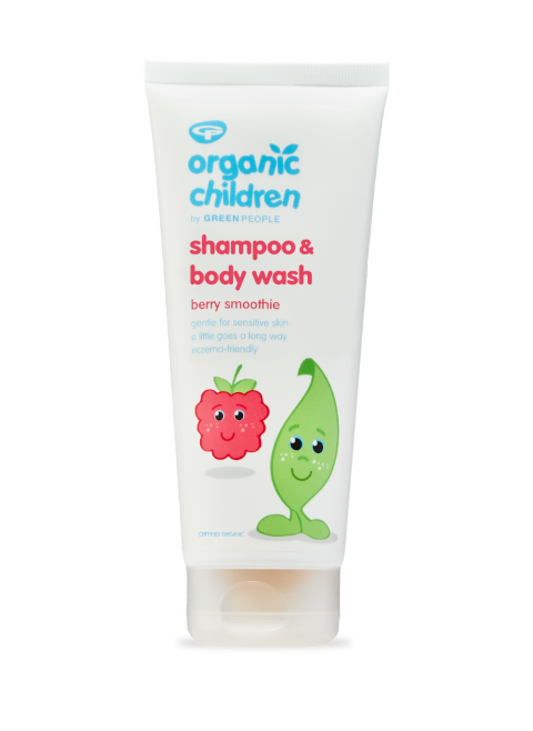 Green People Organic children shampoo berry smoothie 200 Milliliter