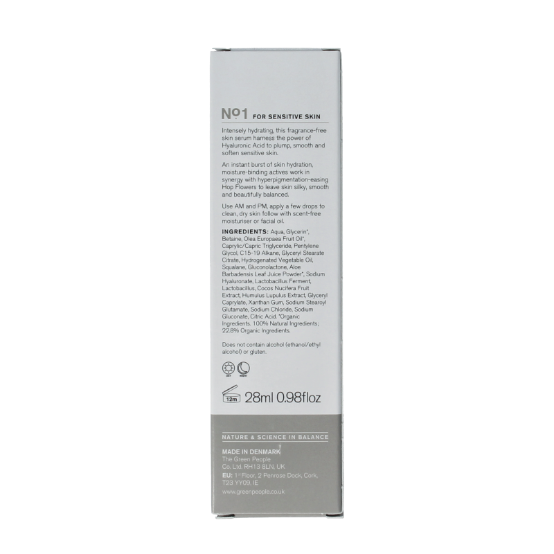 Green People Nordic Roots serum hyaluronic booster 28 Milliliter
