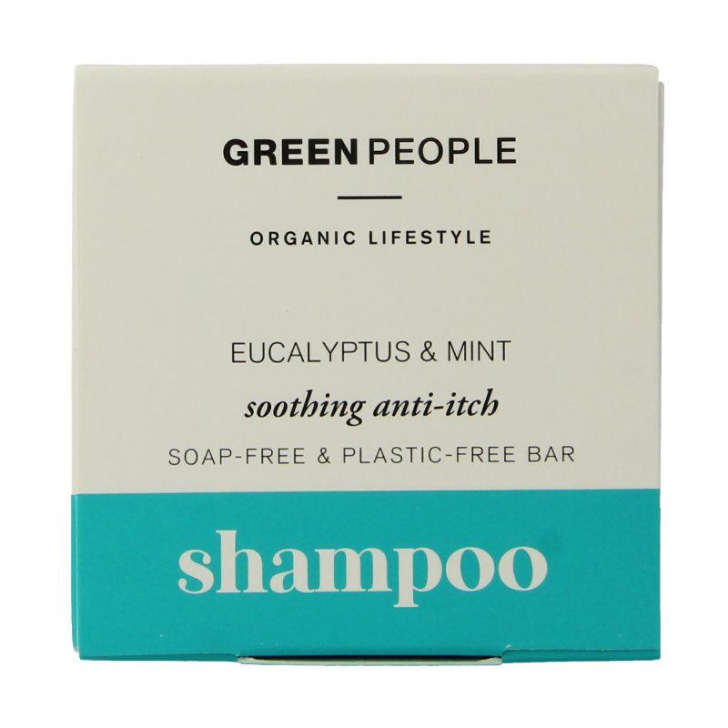 Green People Shampoo bar eucalyptus & mint 50 Gram