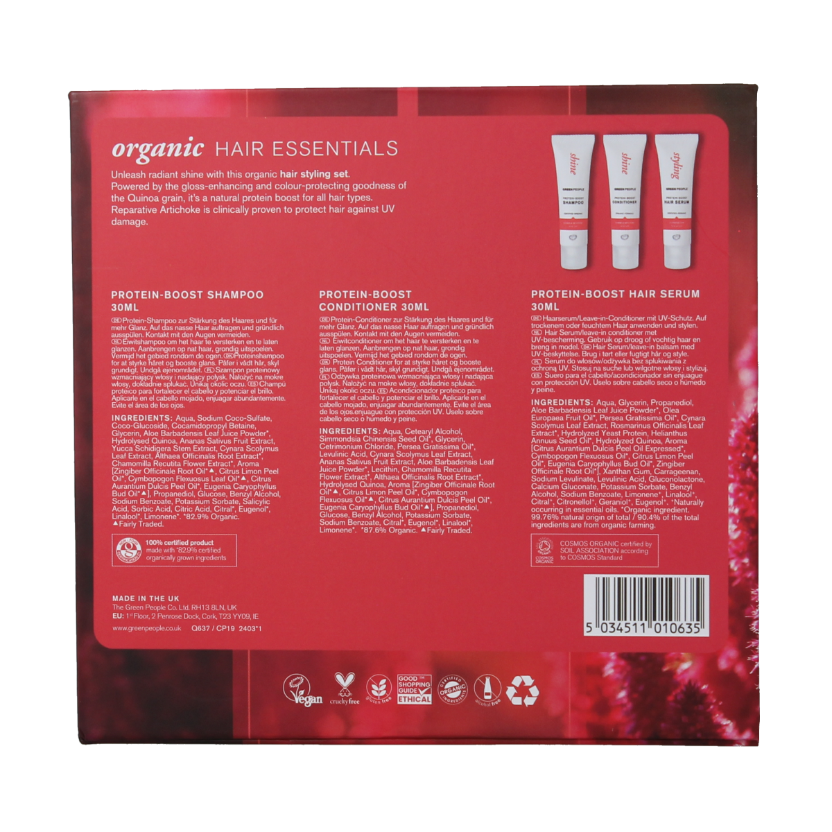 Green People Organic hair essentials 90.00 Milliliter