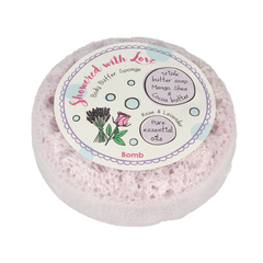 Bomb Cosmetics shower sponge with love  1.00 Stuks