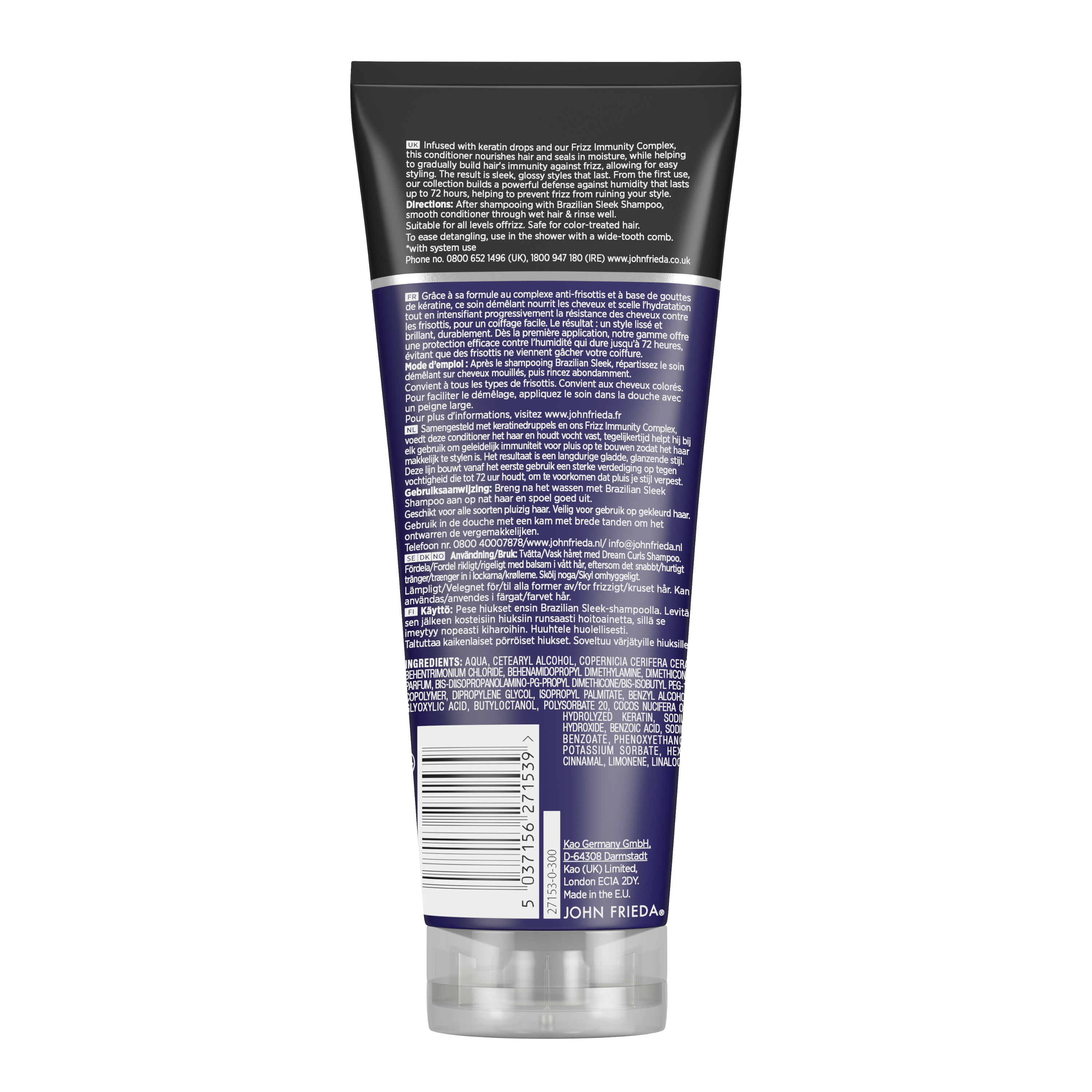 John Frieda Frizz ease conditioner brazil  250 Milliliter