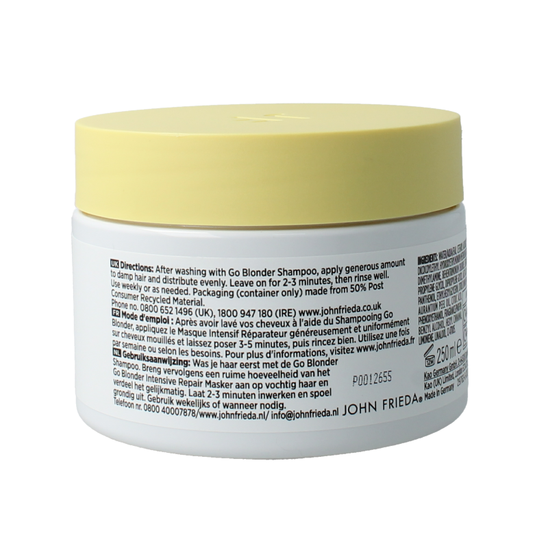 John Frieda Go blonder repair mask 250 Milliliter