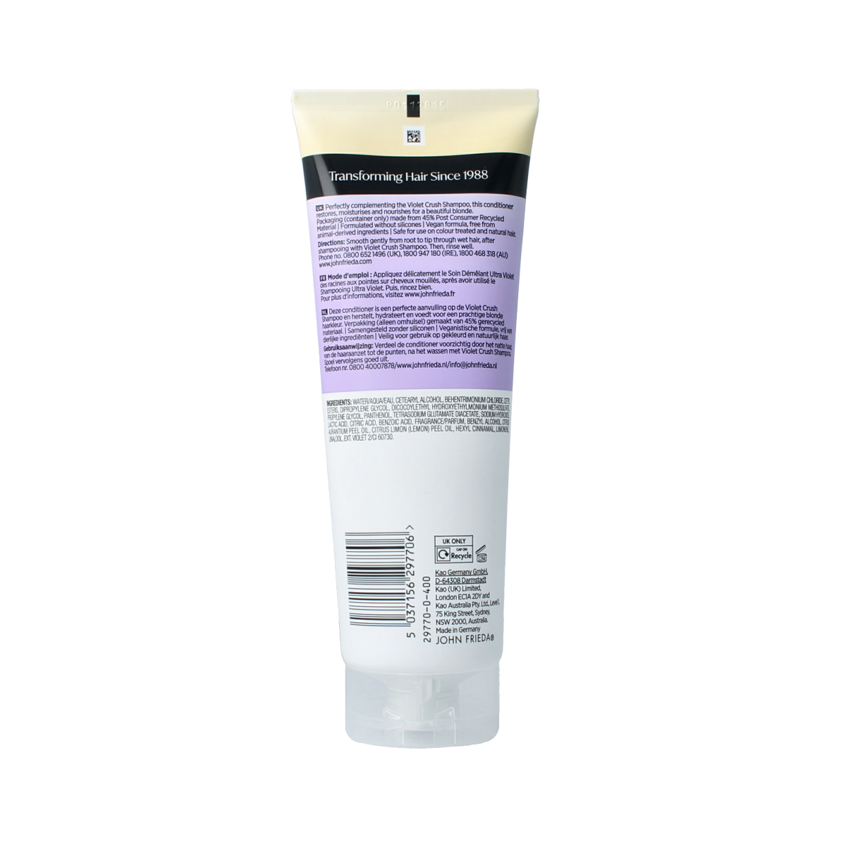 John Frieda Violet crush purple conditioner 250.00 Milliliter