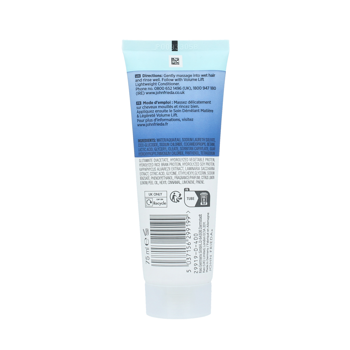 John Frieda Volume lift shampoo lightweight 75.00 Milliliter