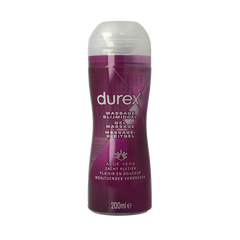 Durex Massageolie en glijmiddel 2-in-1 aloe vera 200.00 Milliliter