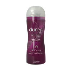 Durex Massageolie en glijmiddel 2-in-1 aloe vera 200 Milliliter