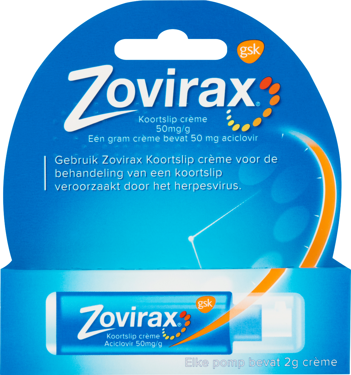 Zovirax Cream 5% pomp 2 Gram