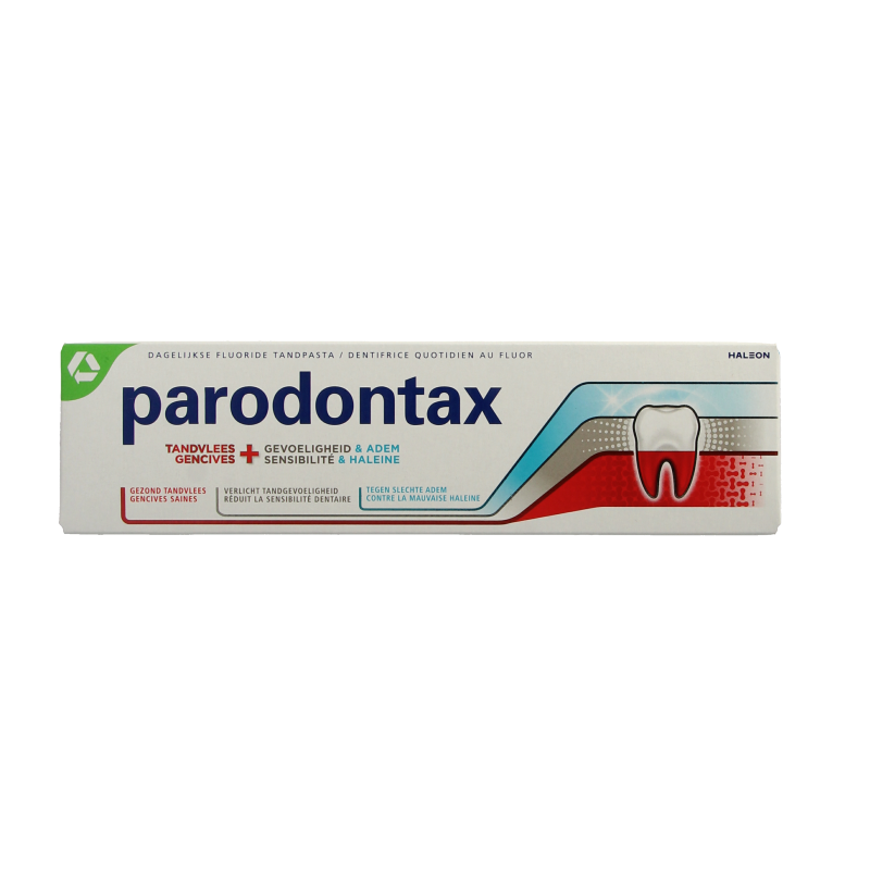 Parodontax Tandpasta tandvlees + gevoeligheid & adem 75 Milliliter