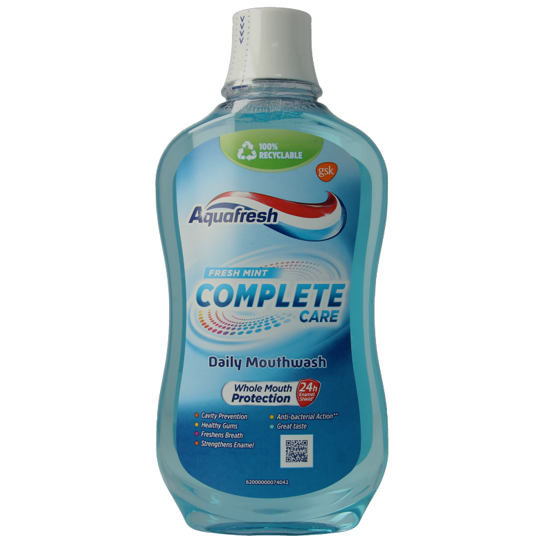 Aquafresh Mondwater complete care 500 Milliliter
