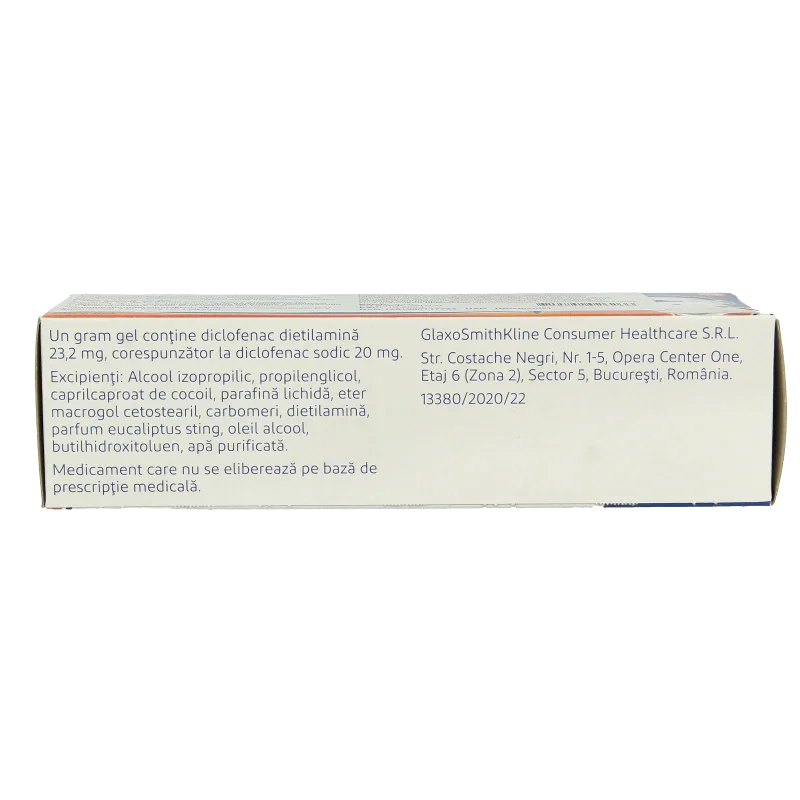 Voltaren Emulgel extra sterk 2,32% Roemeense verpakking 100 Gram