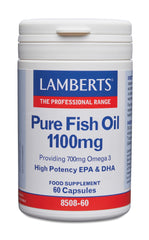 Lamberts Pure visolie 1100mg omega 3 60 Capsules