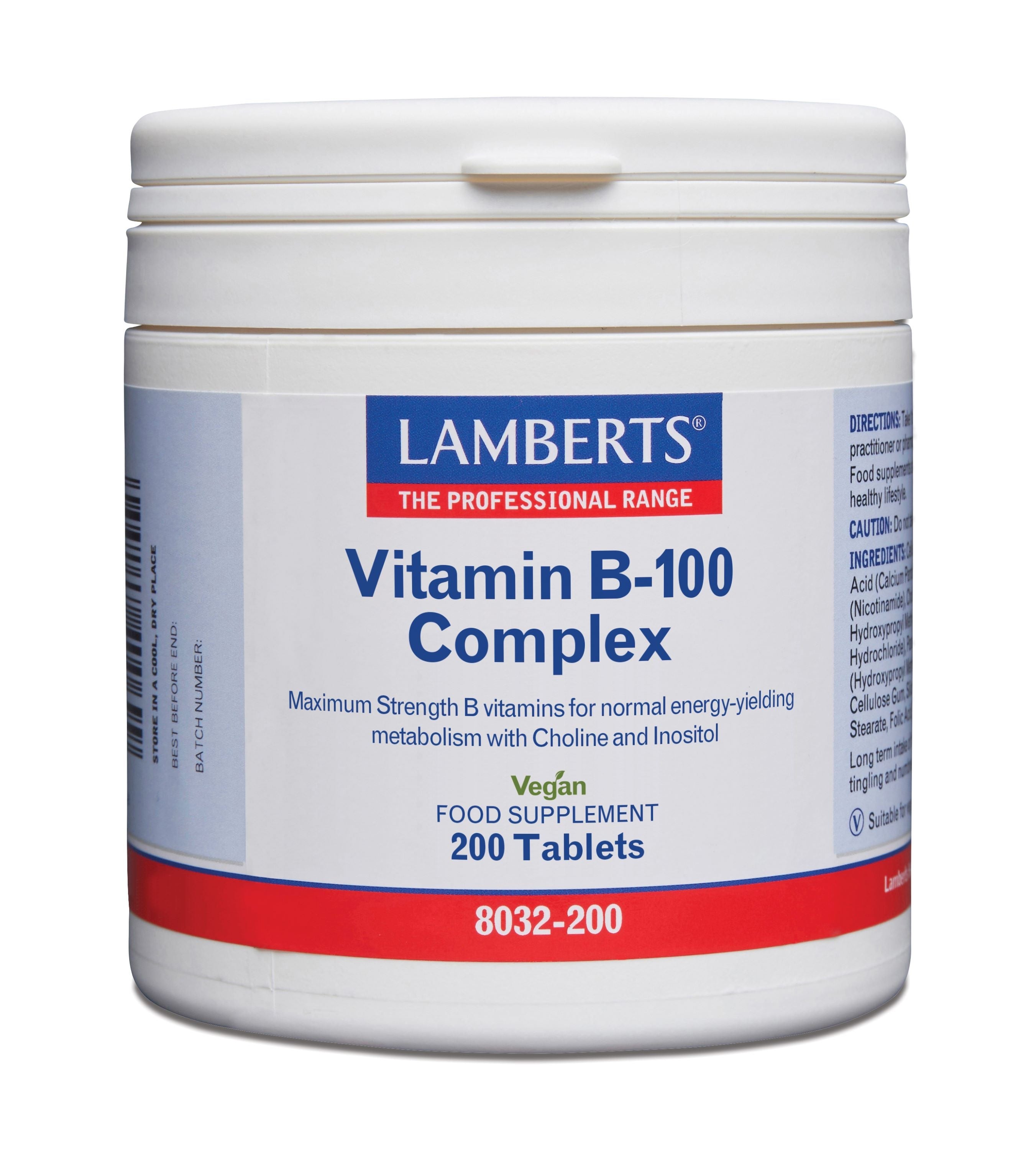 Lamberts Vitamine B100 complex 200 Tabletten