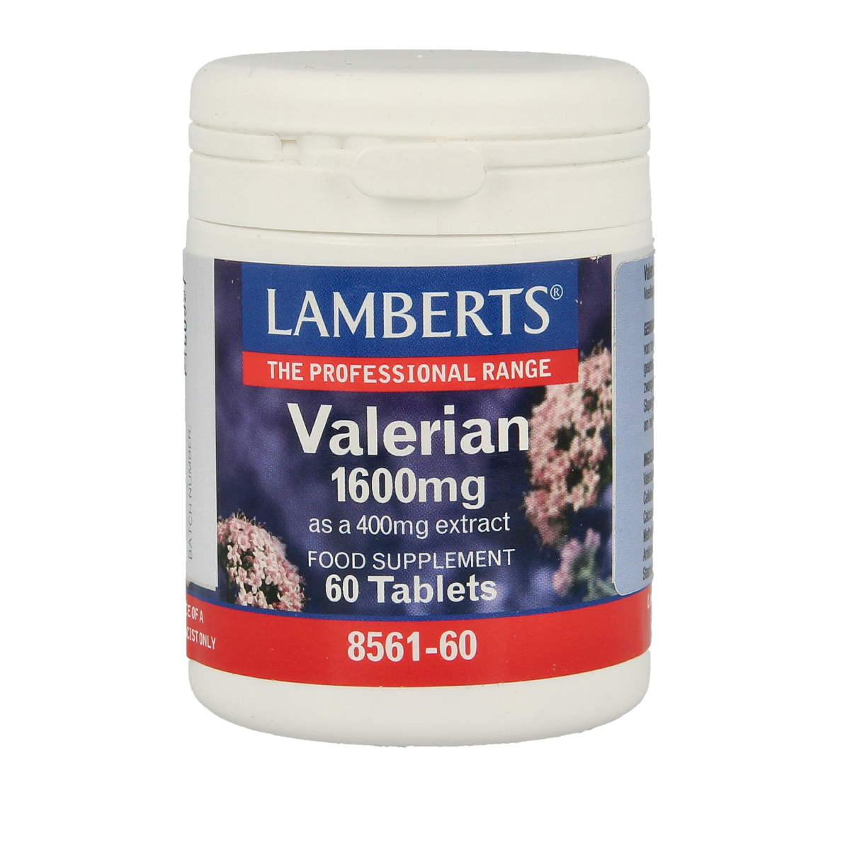 Lamberts Valeriaan 1600mg  60.00 Tabletten