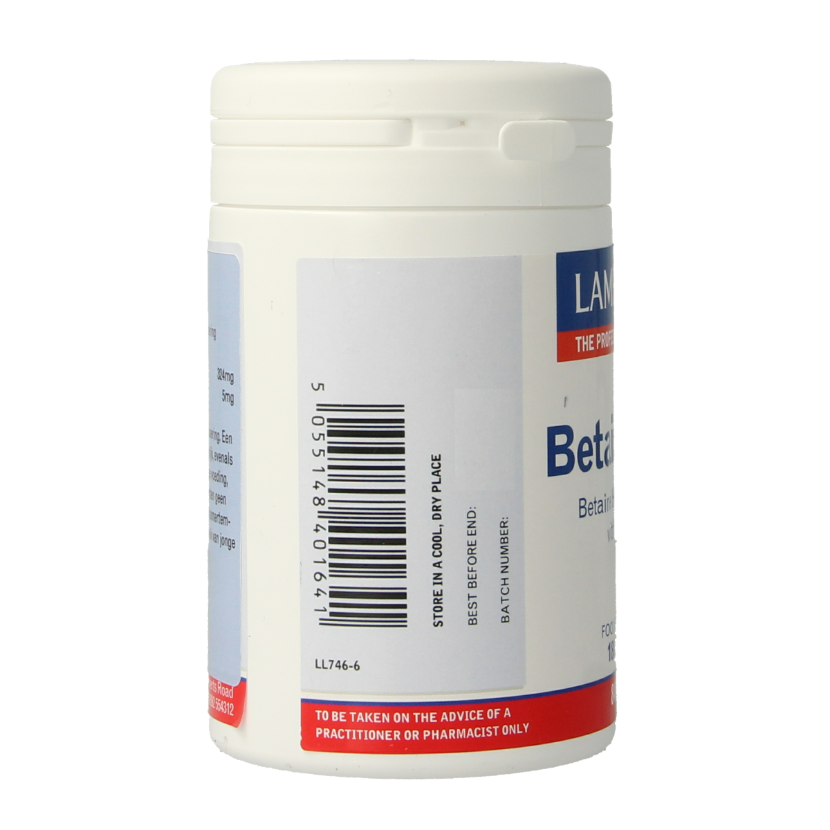 Lamberts Betaine HCL 324mg/Pepsine 5mg 180.00 Tabletten