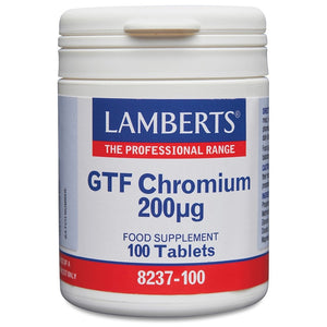 Lamberts GTF Chrom 200mcg 100 Tabletten