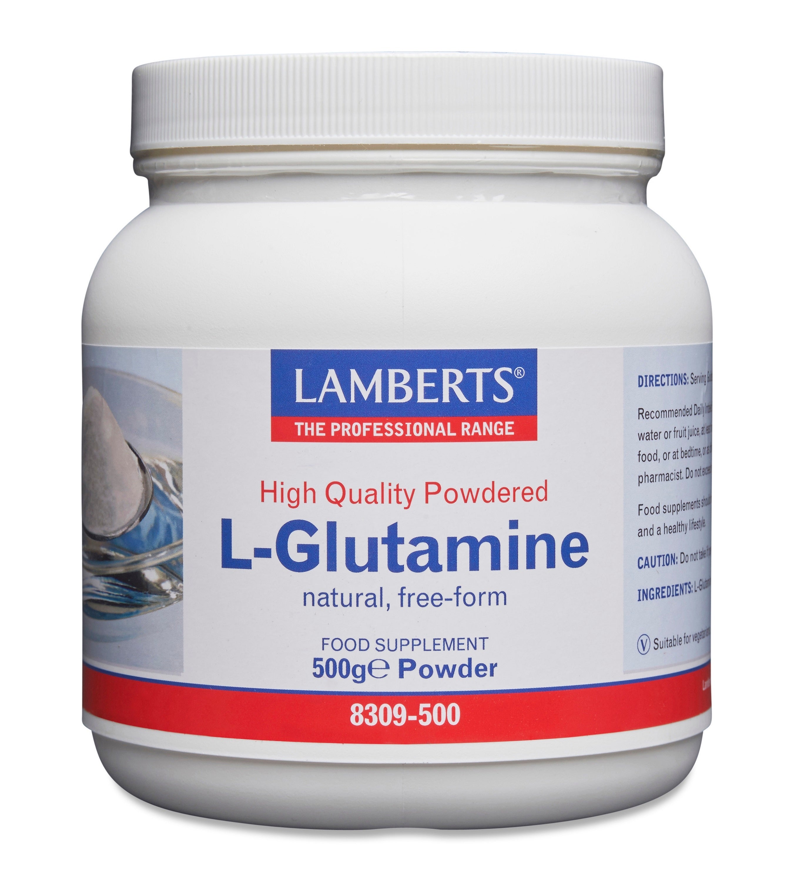 Lamberts L-Glutamine poeder 500.00 Gram