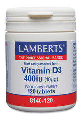 Lamberts Vitamine D3 400IE/10mcg 120 Tabletten
