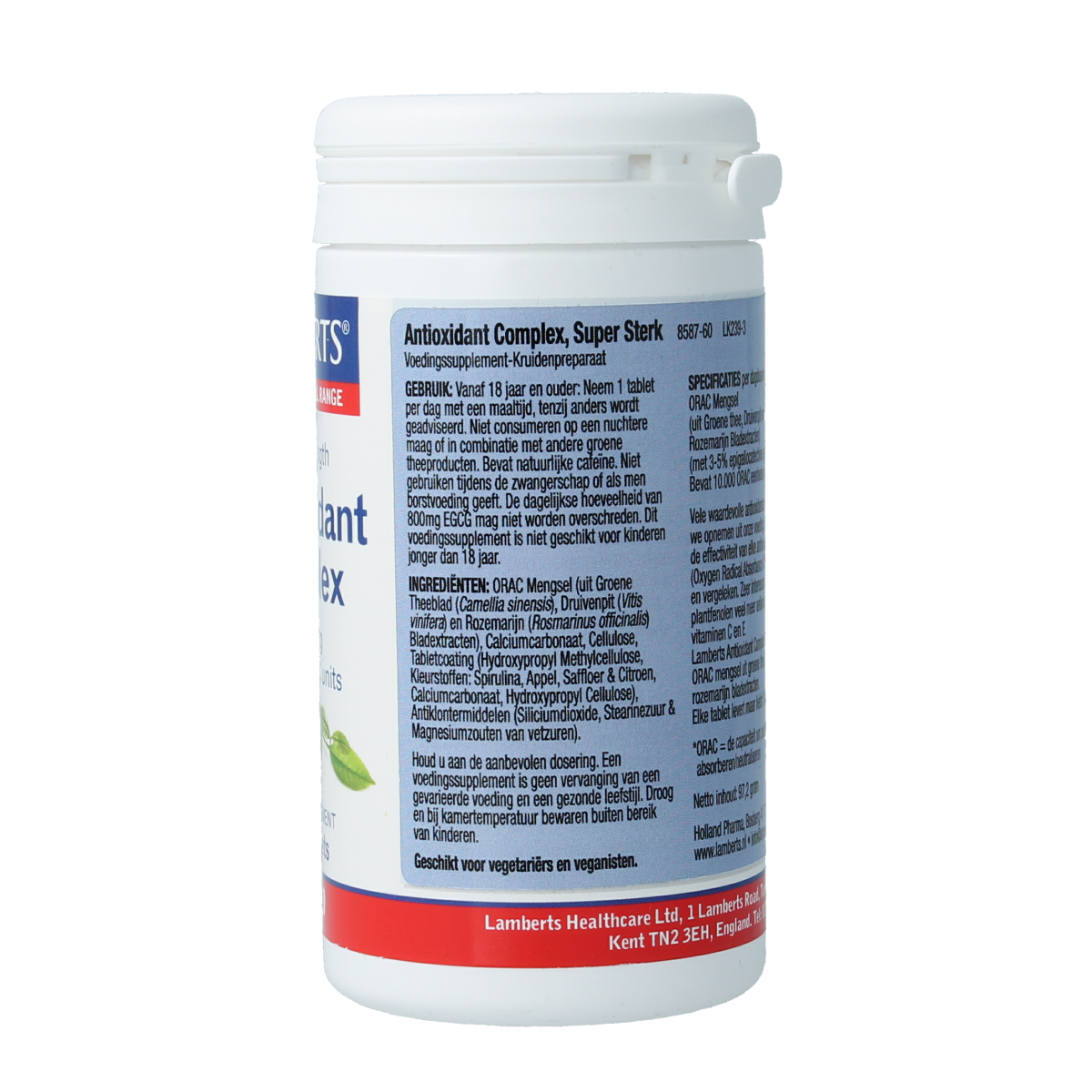 Lamberts Antioxidant complex super sterk 60.00 Tabletten