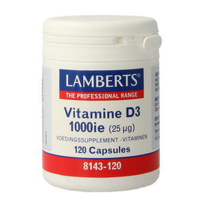 Lamberts Vitamina D3 1000IE/25mcg 120 Capsule