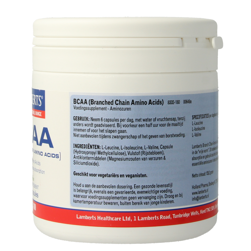 Lamberts BCAA Complex 180 Capsules