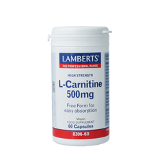 Lamberts L-Carnitine 500mg 60 Vegetarische capsules