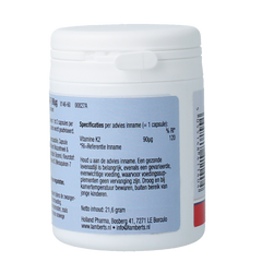 Lamberts Vitamine K2 90mcg 60 Capsules