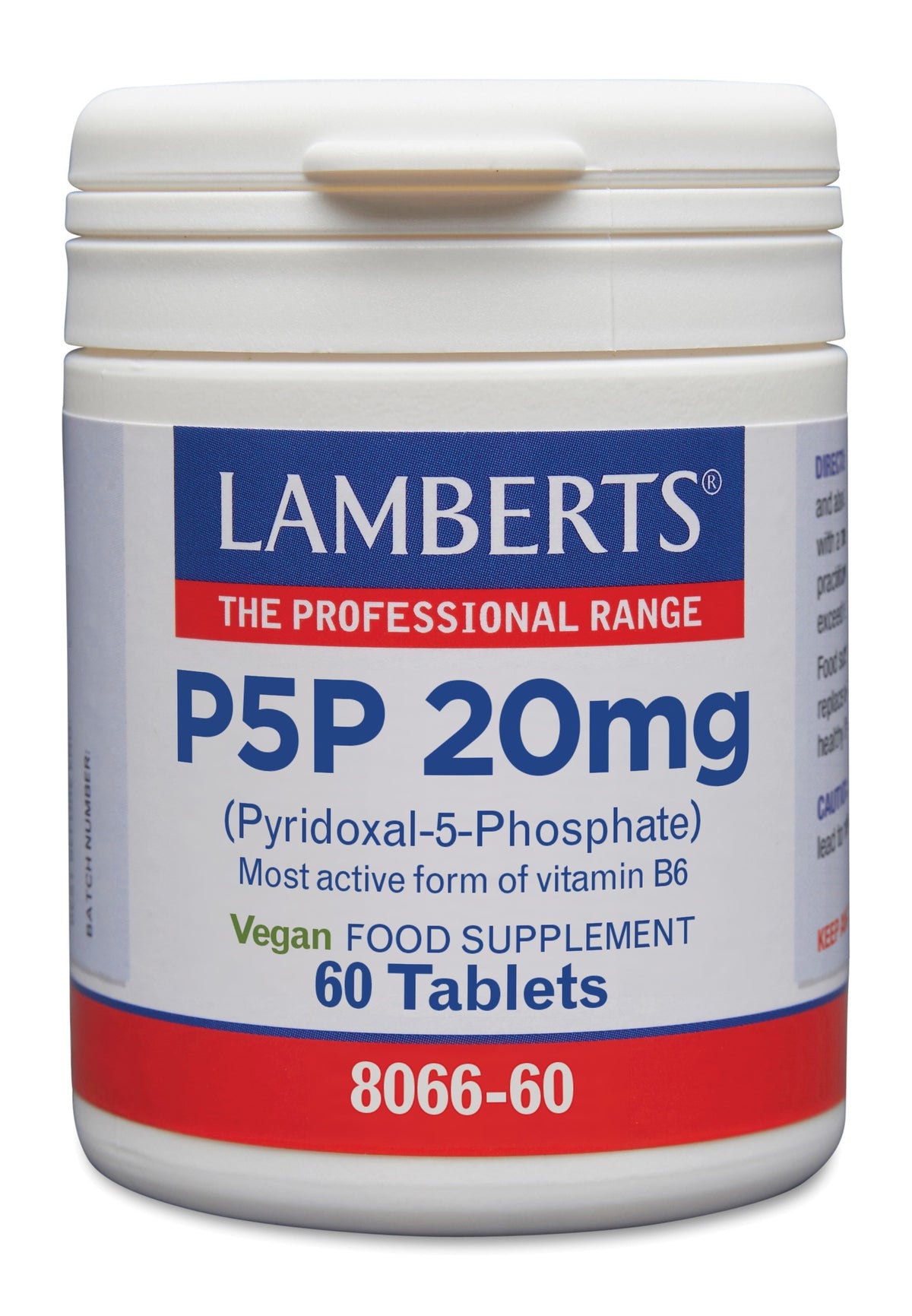 Lamberts Vitamine B6 (P5P) 20mg 60 Tabletten