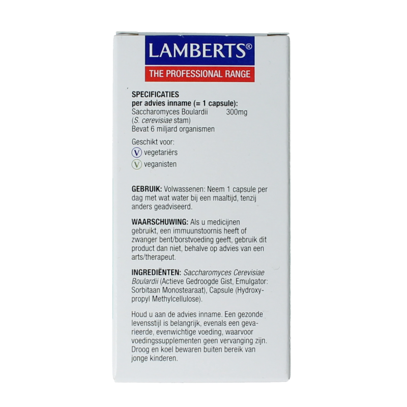 Lamberts Saccharomyces boulardii 30 Capsules