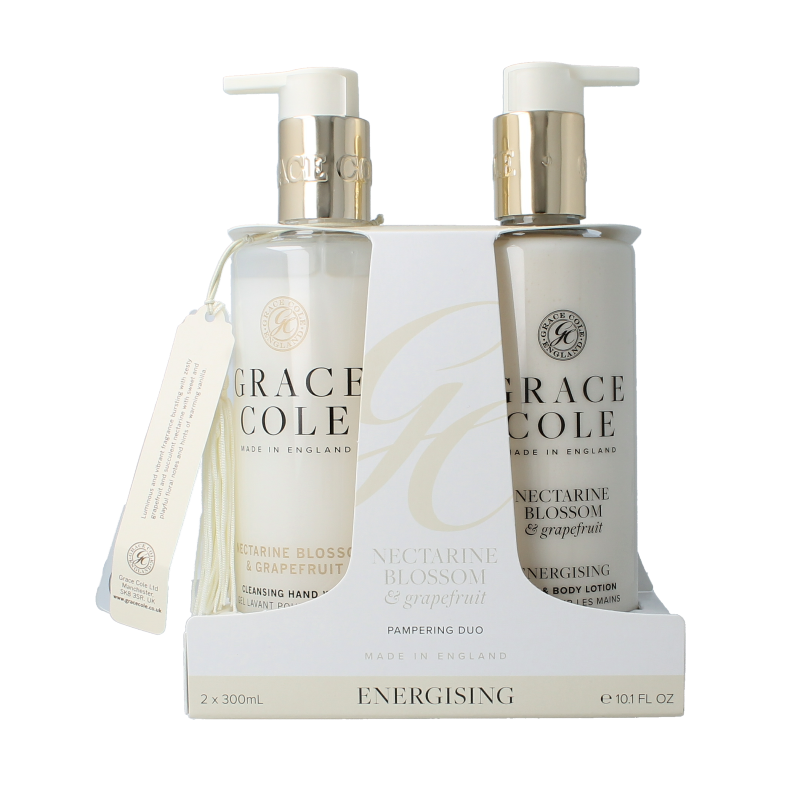 Grace Cole Nectarine blossom & grapefruit hand care duo 2 Stuks