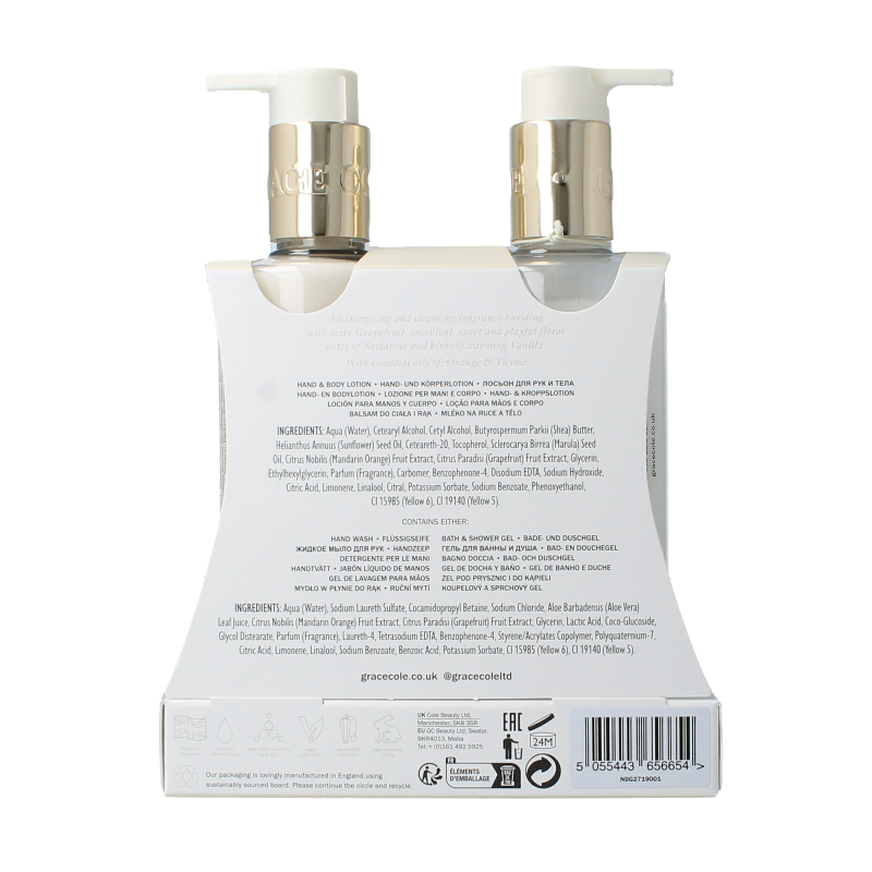 Grace Cole Nectarine blossom & grapefruit hand care duo 2 Stuks