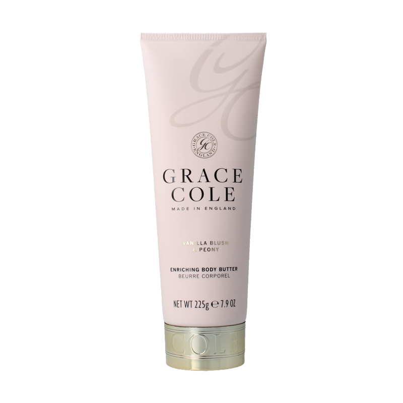 Grace Cole Vanilla blush & peony body butter 225 Gram