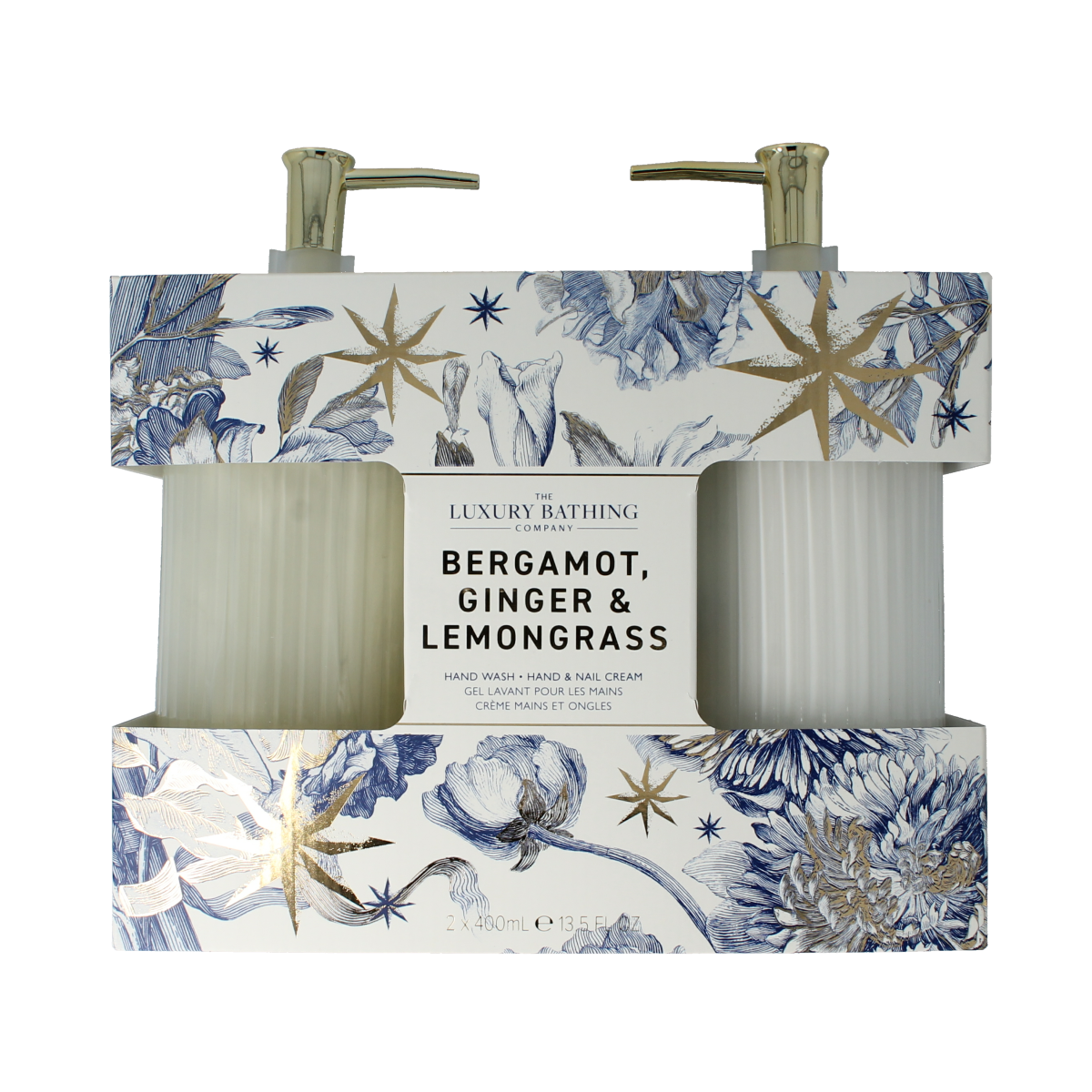 The Luxury Bathing Co Heavenly hands wash & hand nail cream dispenser 1.00 Set