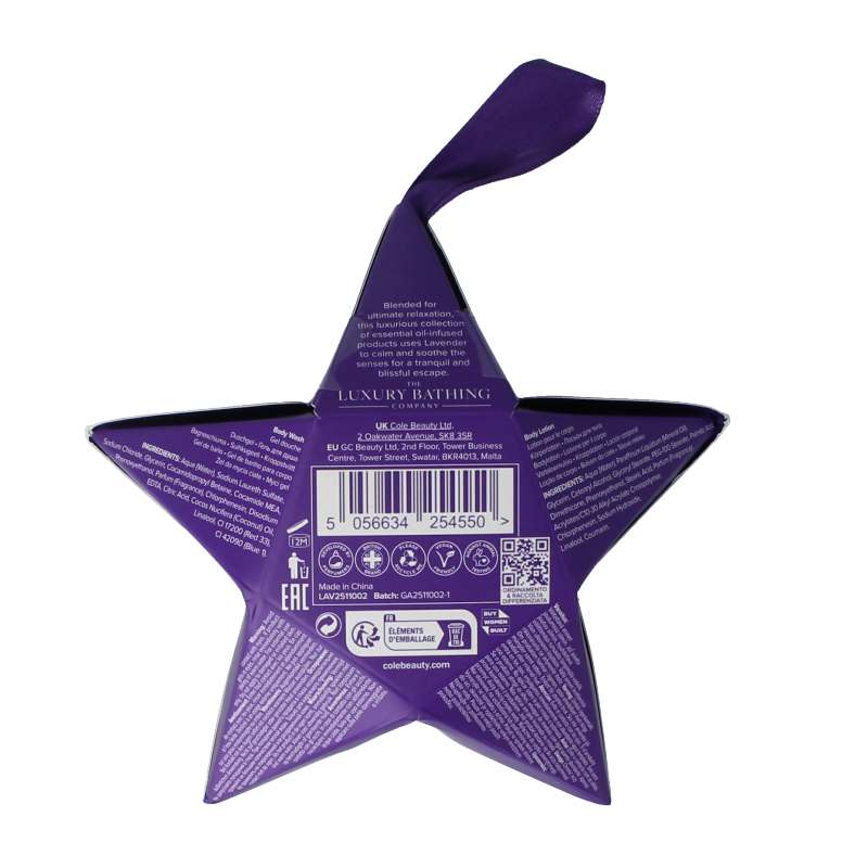 The Luxury Bathing Co Body duo mini - bodywash & body lotion 1 Set