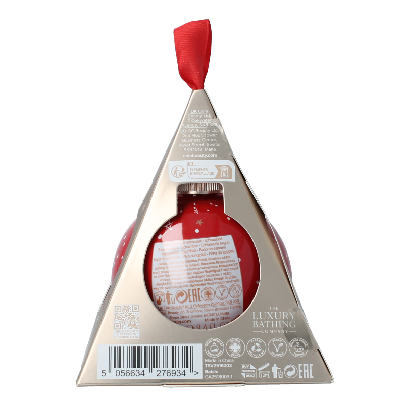 The Luxury Bathing Co Comfort & joy bath soak bauble 250 Milliliter