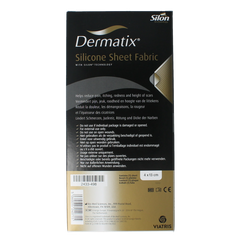 Dermatix Dermatix siliconen sheet fabric 4x13cm 1.00 Stuks