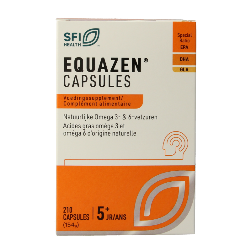 SFI Health  Equazen capsules omega 3- & 6-vetzuren 210 Capsules