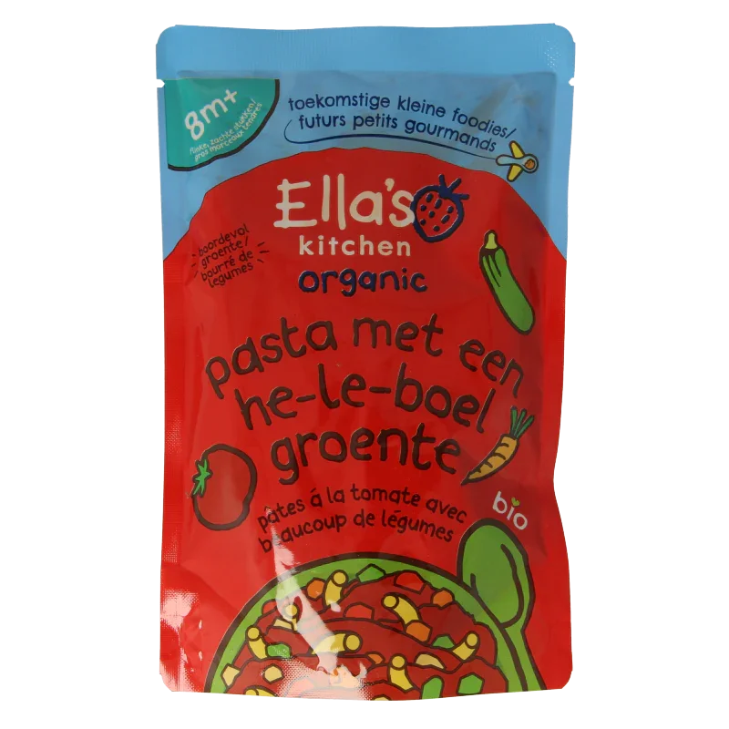 Ella's Kitchen Pasta heleboel groente 8+ maanden bio 190 Gram